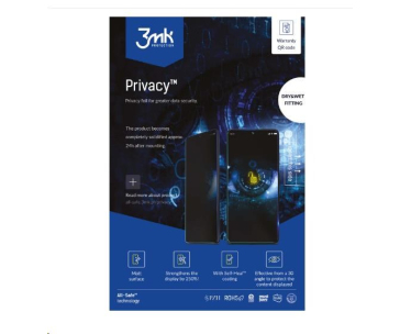 3mk All-Safe - AIO fólie Privacy Phone Dry & Wet Fitting, 25 ks