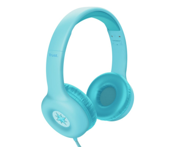 TRUST sluchátka Nouna Kids Headphones, Modrá