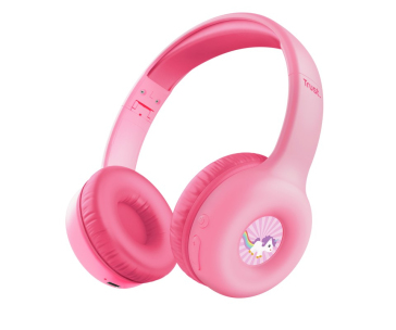 TRUST bezdrátová sluchátka Nouna, Bluetooth, Růžová