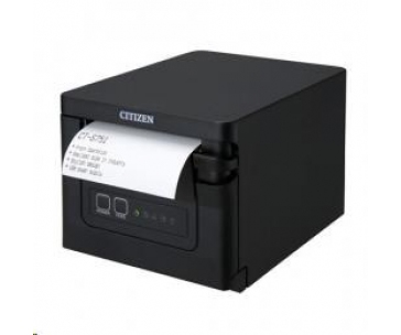 Citizen CT-S751, USB, 8 dots/mm (203 dpi), cutter, black