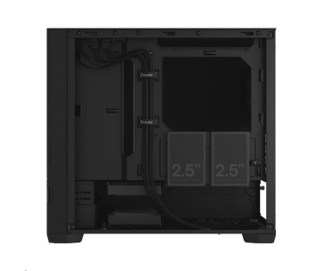 FRACTAL DESIGN skříň Pop Mini Silent Black Solid, 2x USB 3.0, bez zdroje, mATX
