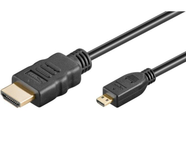 PremiumCord 4K kabel HDMI A - HDMI micro D, 1m