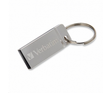 VERBATIM Flash Disk 16GB Metal Executive, USB 2.0, stříbrná