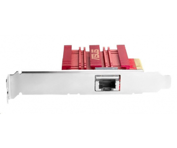 ASUS XG-C100C v2 Síťový adaptér 10GBase-T PCIe se zpětnou kompatibilitou 5/2,5/1G a 100Mb/s; RJ45 port a integrovaný QoS