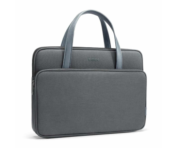 tomtoc Premium Briefcase – 14" MacBook Pro (2021), šedá