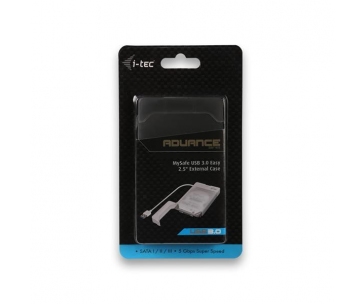 i-tec USB 3.0 MySafe Easy, rámeček na externí pevný disk 6.4 cm / 2.5" pro SATA I/II/III HDD SSD, černý