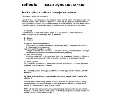 Reflecta SOFTLIFT Crystal 240x240cm (1:1, 131"/334cm, 236x236cm) plátno roletové