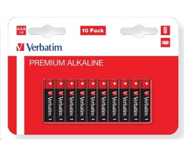 VERBATIM  Alkalická Baterie AAA 10 Pack / LR3