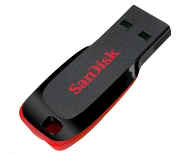 SanDisk Flash Disk 16GB Cruzer Blade, USB 2.0, černá