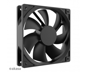AKASA ventilátor Smart Black, 12cm fan, HD bearing