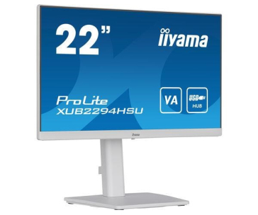 iiyama ProLite XUB2294HSU-W2, VA Matrix, 54.6cm (21.5''), white