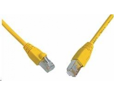 Solarix Patch kabel CAT6 SFTP PVC 7m žlutý snag-proof C6-315YE-7MB