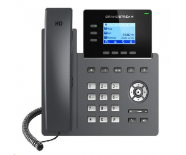 Grandstream GRP2603 [VoIP telefon - 2.48" 132 x 64 grafický,  6x SIP účet, 2x RJ45 10/100/1000 Mbps]