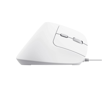 TRUST myš Bayo II Ergonomická vertikální myš, USB, bílá