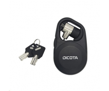 DICOTA Security Cable T-Lock Retractable, keyed, 3x7mm slot