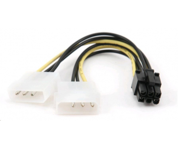 GEMBIRD Kabel napájecí interní 2x 5,25"(F) + PCI Express 6pin