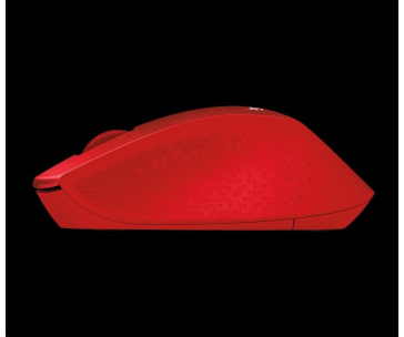 Logitech Wireless Mouse M330 Silent Plus, red