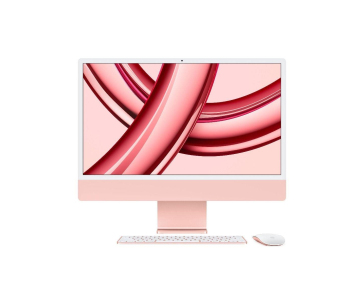 APPLE 24-inch iMac with Retina 4.5K display: M3 chip with 8-core CPU and 10-core GPU, 512GB SSD - Pink