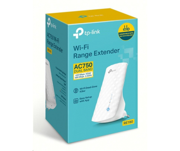 TP-Link RE190 WiFi5 Extender/Repeater (AC750,2,4GHz/5GHz)