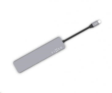 FIXED HUB Card 7v1, USB-C, šedá