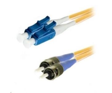Duplexní patch kabel SM 9/125, OS2, LC-ST, LS0H, 5m