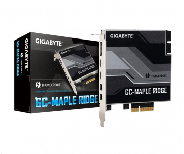 GIGABYTE GC-MAPLE RIDGE, Intel® Thunderbolt™ 4 Certified add-in card, USB Type-C, DisplayPort