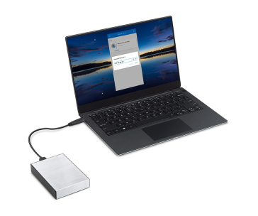 SEAGATE Externí HDD 1TB One Touch PW, USB 3.0, Stříbrná