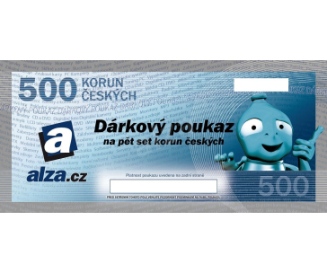 Dárkový poukaz ALZA.CZ 500 Kč