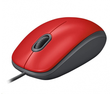 Logitech Mouse M110 Silent, red
