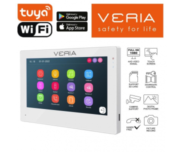 LCD monitor videotelefonu VERIA 3001-W bílý