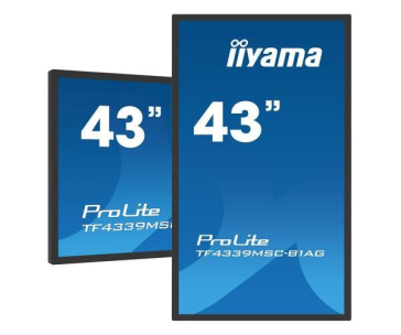 iiyama ProLite TF4339MSC-B1AG, 109,2 cm (43''), Projected Capacitive, 12 TP, Full HD, black