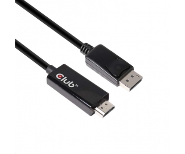 Club3D Adaptér aktivní DisplayPort 1.4 na HDMI 2.0b HDR (M/M), 2m