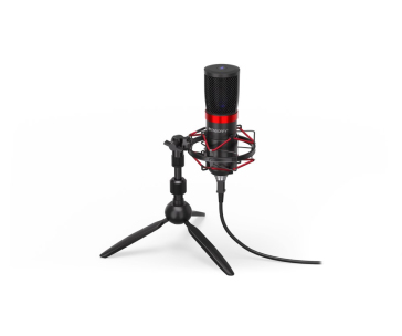 Endorfy mikrofon Solum Streaming T(SM950T)/ streamovací / tripod / pop-up filtr / USB