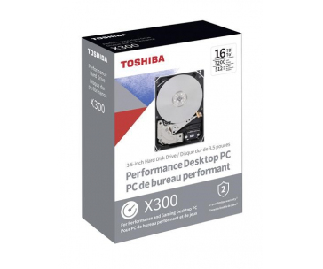 TOSHIBA HDD X300 16TB, SATA III, 7200 rpm, 512MB cache, 3,5", BULK