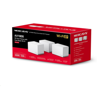 MERCUSYS Halo H70X(2-pack) WiFi6 Mesh (AX1800,2,4GHz/5GHz,3xGbELAN/WAN)