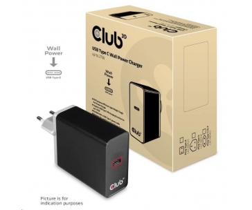 Club3D Nabíječka USB Typ C, 27 W