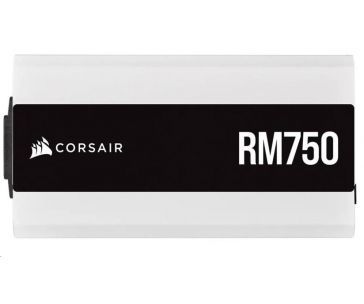CORSAIR zdroj, RM750-80 PLUS Gold (ATX, 750W, Modular), bílá