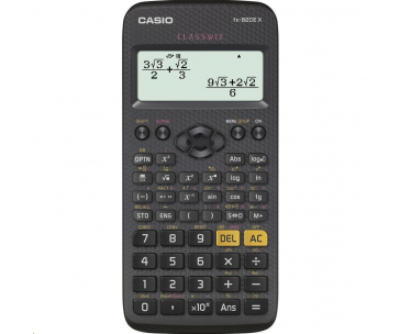 CASIO kalkulačka FX 82 CE X, černá, školní