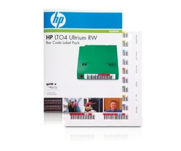 HP LTO-4 Ultrium Bar RW Code Label Pack, Q2009A