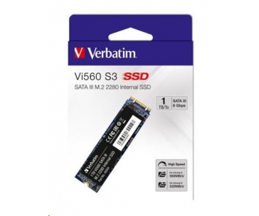 VERBATIM SSD Vi560 S3 M.2 256GB SATA III, W 560/ R 520MB/s