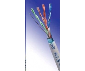 Intellinet FTP kabel, Cat5e licna (lanko), 305m box, 26AWG, šedý
