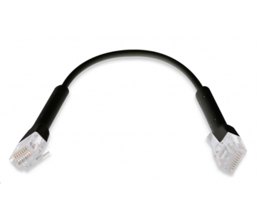 UBNT UniFi Ethernet Patch Kabel [0,22m, Cat6, UTP, licna, černý, 50ks]