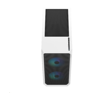 FRACTAL DESIGN skříň Focus 2 RGB White TG Clear Tint, 2x USB 3.0, bez zdroje, mATX