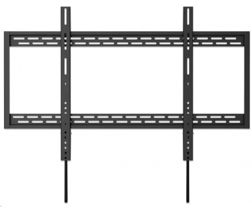 MANHATTAN nástěnný držák TV (60" to 100"), Heavy-Duty Low-Profile Large-Screen TV Wall Mount, pevný, tenký design, černá