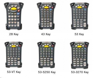 Motorola/Zebra terminál MC9200 GUN, WLAN, 2D Ext Imager (SE4850), 1GB/2GB, 43 key, CE 7.0, BT, IST, RFID TAG