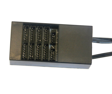 EUROCASE ventilátor RGB 120mm (spot Led), set 5ks + controller