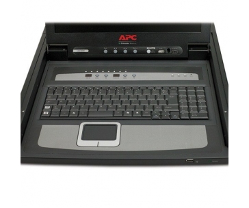 APC 17" Rack LCD Console with Integrated 8 Port Analog KVM Switch