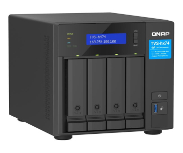 QNAP TVS-h474-PT-8G (2C/Pentium Gold G7400/3,7/8GBRAM/4x3,5SATA/4x2,5SATA/2xM.2/2x2,5GbE/1xUSB3.2 C/1xUSB3.2 A/2xPCIe)