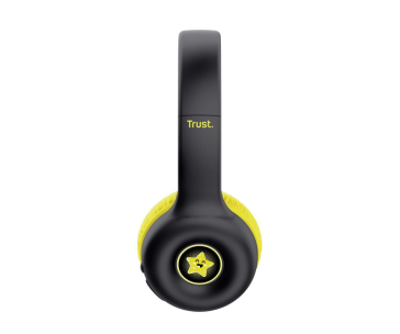 TRUST bezdrátová sluchátka Nouna, Bluetooth, Černá