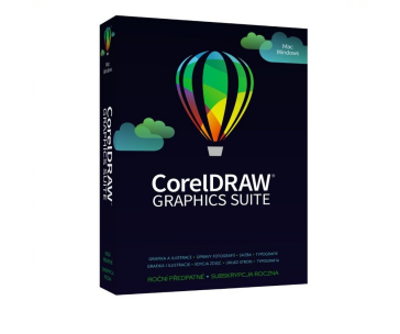 CorelDRAW Graphics Suite Education 365 dní obnovení pronájemu licence (Single) (Windows/MAC)